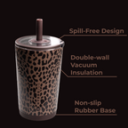 Brown Leopard - Everyday Tumbler 14oz | Ref 1qylnn