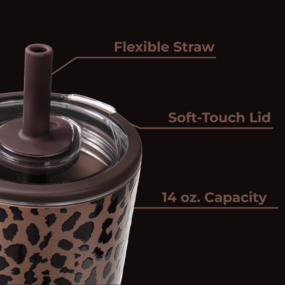 Brown Leopard - Everyday Tumbler 14oz | Ref 1qylnn