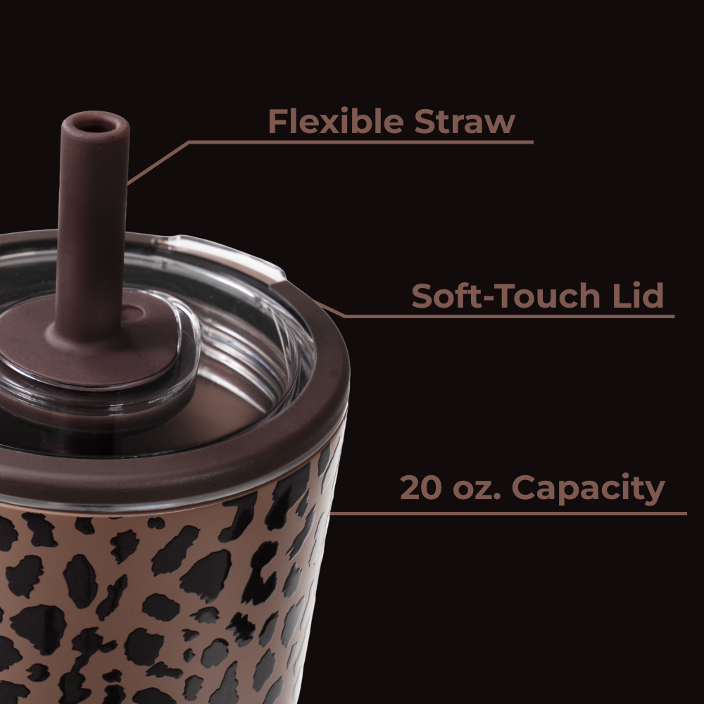 Brown Leopard - Everyday Tumbler 20oz | Ref u3f33j