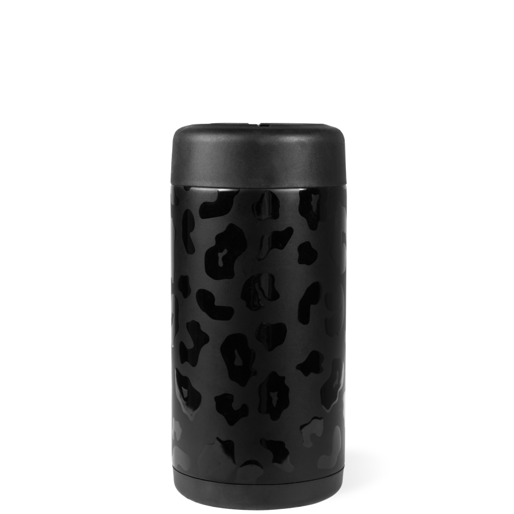 Black Leopard - Can Cooler (Slim) | Ref bidbsh