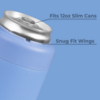 Light Blue - Can Cooler (Slim) | Ref yexxb4